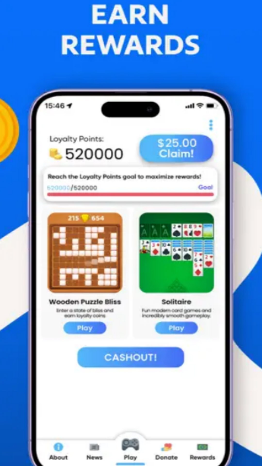 JustPlay: Earn Rewards. Cashout Every 3 Hours